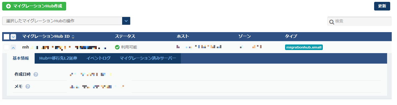 マイグレーションHubの基本情報